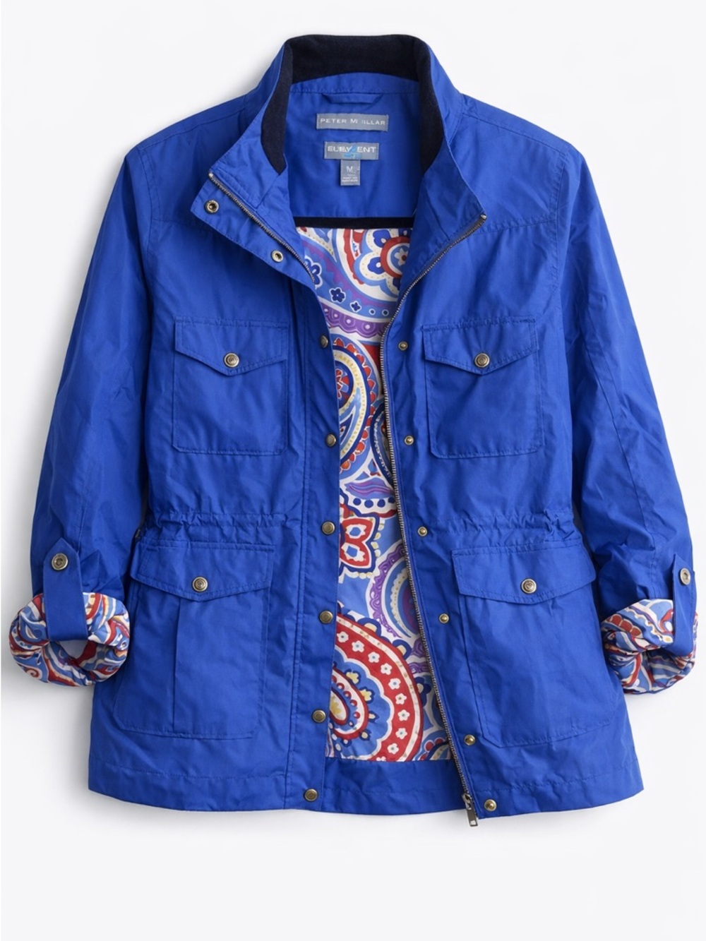 Peter Millar Royal Blue Utility Field Jacket